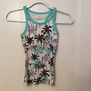 Palm tree tank top